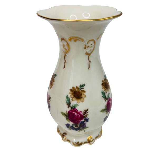 Rosenthal Accents Vintage Rosenthal Vase Selb Bavaria Germany Cottagecore Romantic Floral